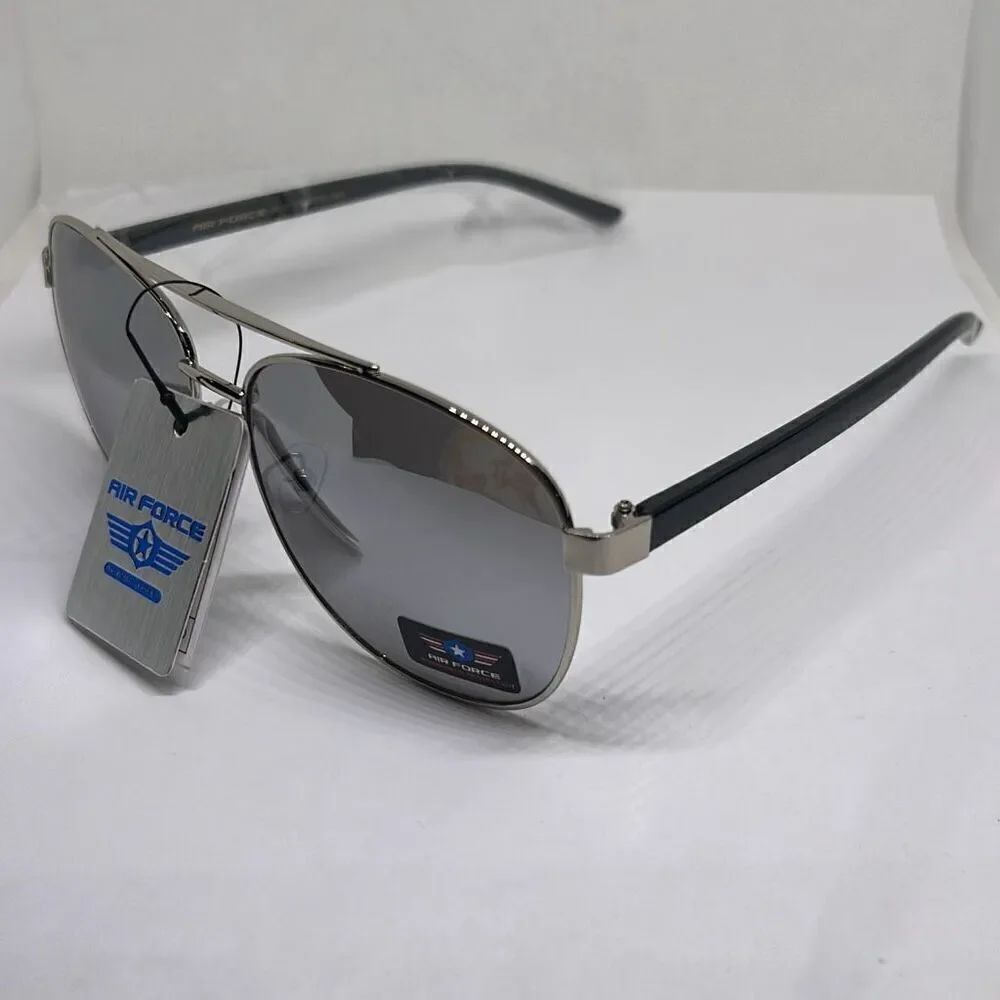 Aviator Mens Mirrored Air Force Sunglasses